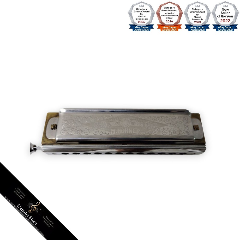 Hohner Super Chromonica 270 C-Key Harmonica Deluxe Used, German Made
