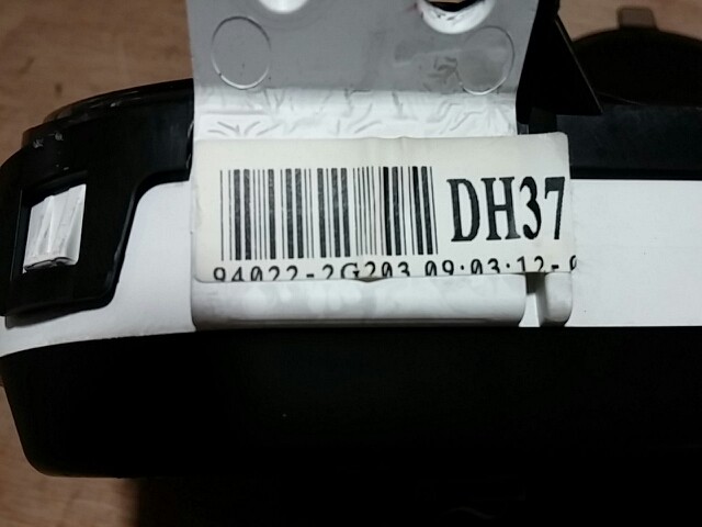 Kia 2008 Cluster Panel OEM 940222G203