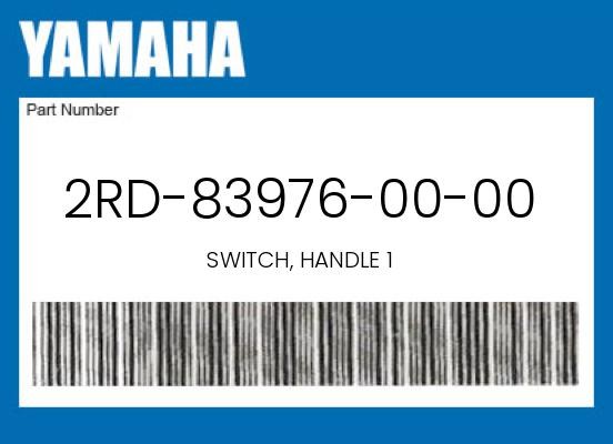 Yamaha Genuine Switch, Handle 1 - 2Rd-83976-00-00