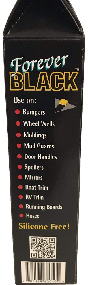 Forever Black Bumper & Trim Kit NEW Improved Formula & Larger Size