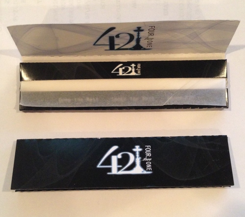 421 Cigarette Smoking Rolling Paper King Size 64 Papers / 2 Packets