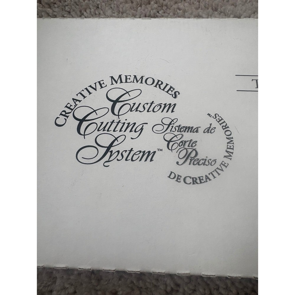 Creative Memories Custom Cutting System 12 Inch Cutting Patterns Tool