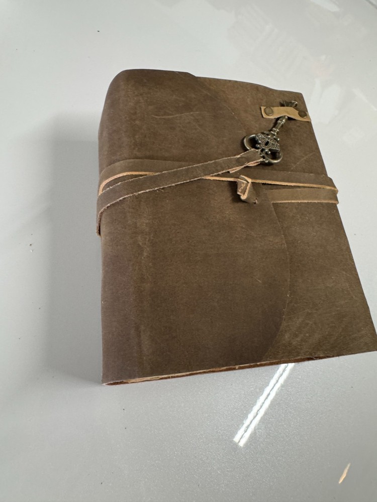 Vintage Leather Journal with Deckle Paper