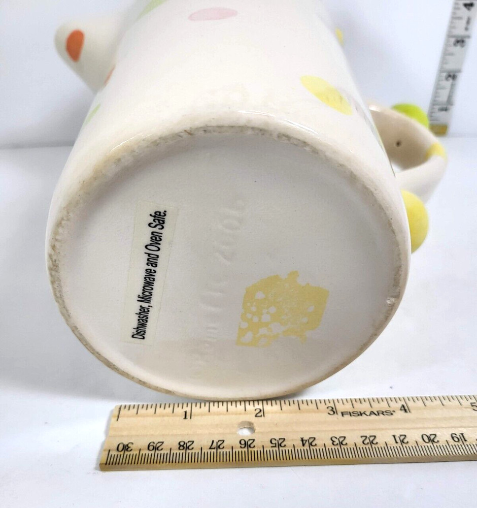 Home ETC Polka-Dot Whimsy Large Pitcher White Multi Colors 2006