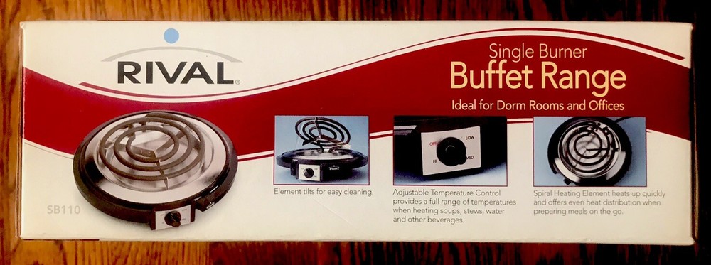 Rival Single Burner Buffet Range SB110-3005