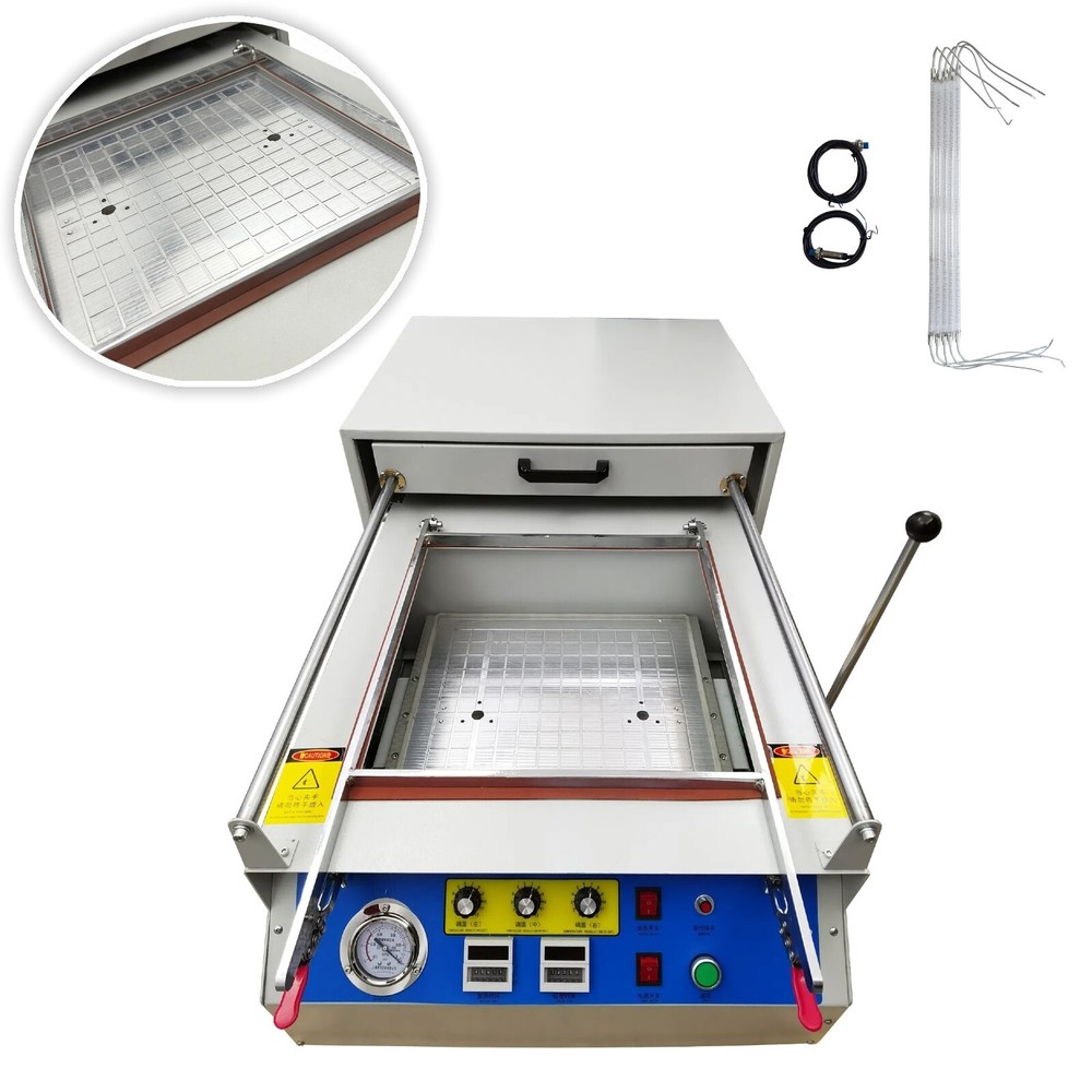 220V Bench Small Vacuum Blister Forming Machine Sample Plastic Suction Machine