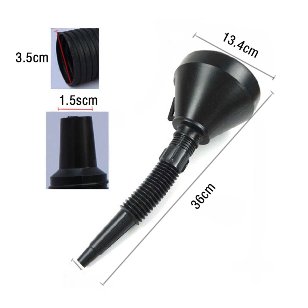 NEW Plastic Oil Filter Funnel Set: Universal Compatibility for Auto & Motorcycle