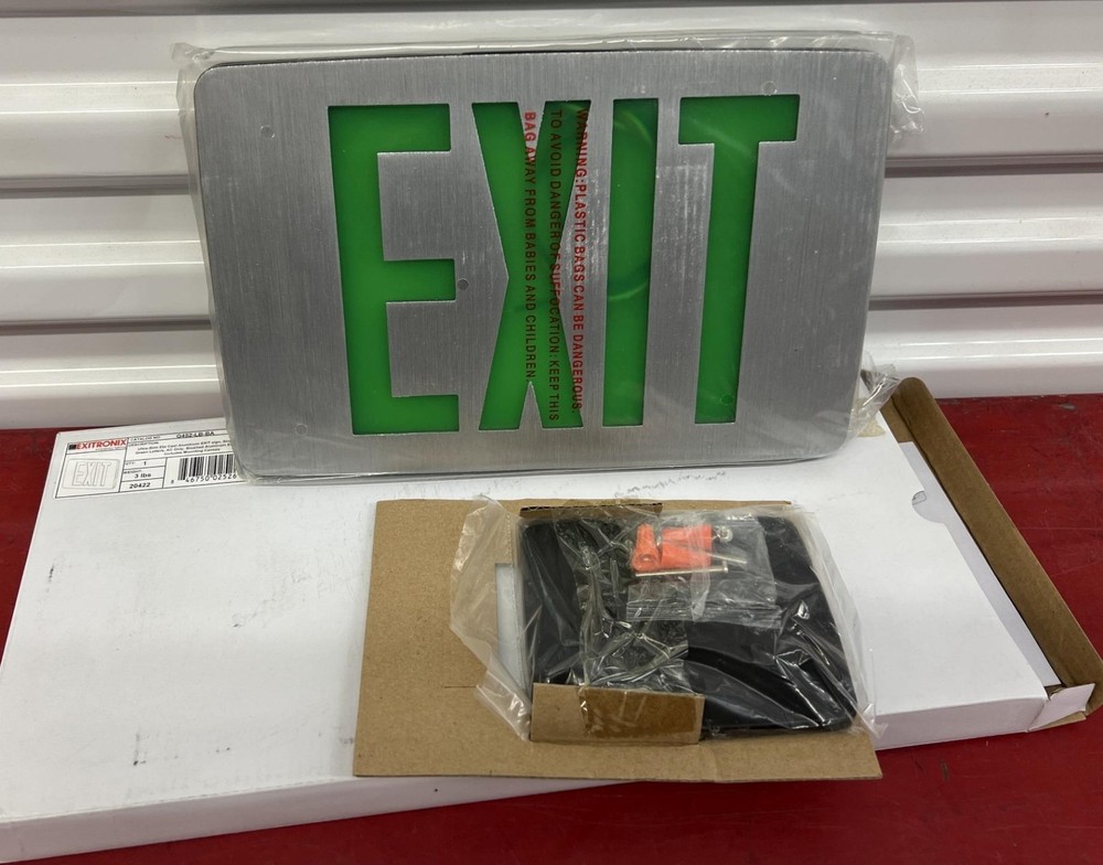 Exitronix G452-LB-BA, Ultra Slim Die Cast Aluminum LED Exit Sign