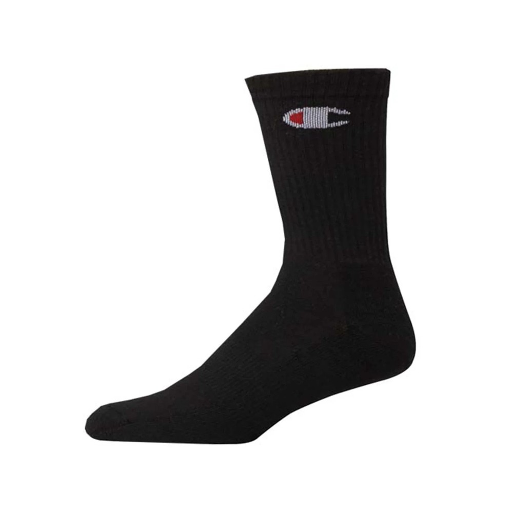 Champion Men's Crew Socks Gift Box, 6 Pack (size 6-12)