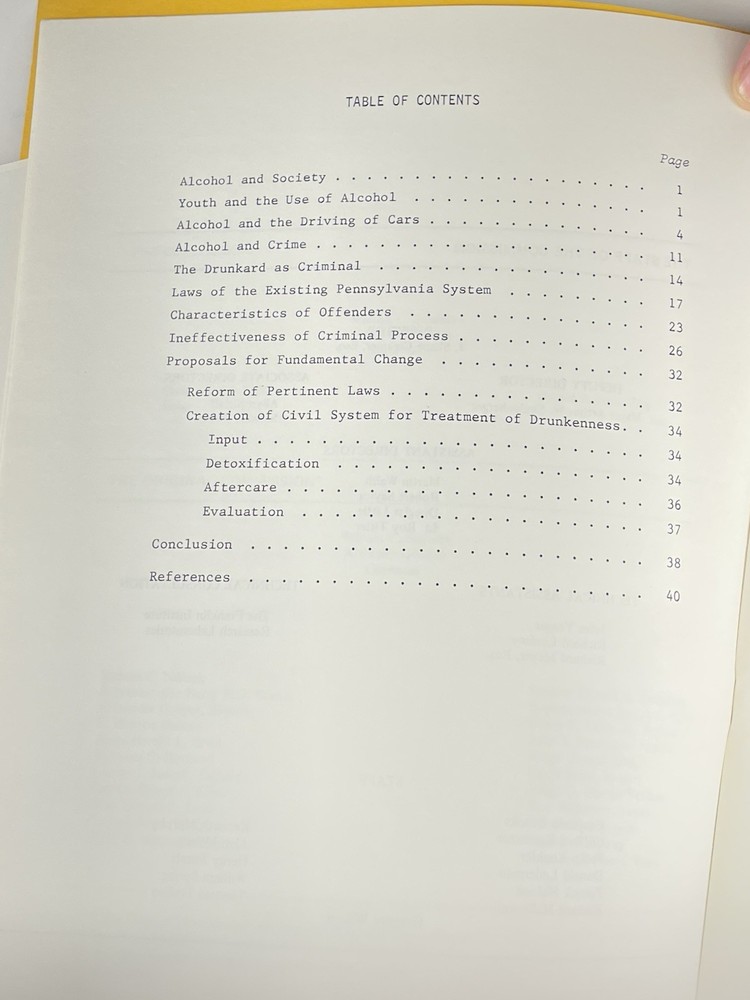 1969 PA Crime Commission Task Force Reports Corrections Alcohol Justice