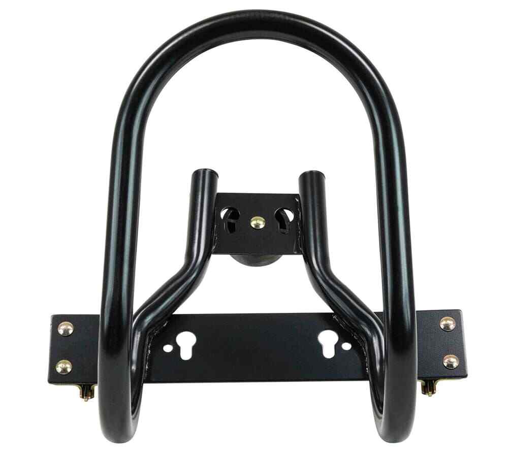 (2 Pack) 7" Motorcycle Wheel Chock Steel for E-Track / X-Track System - Black