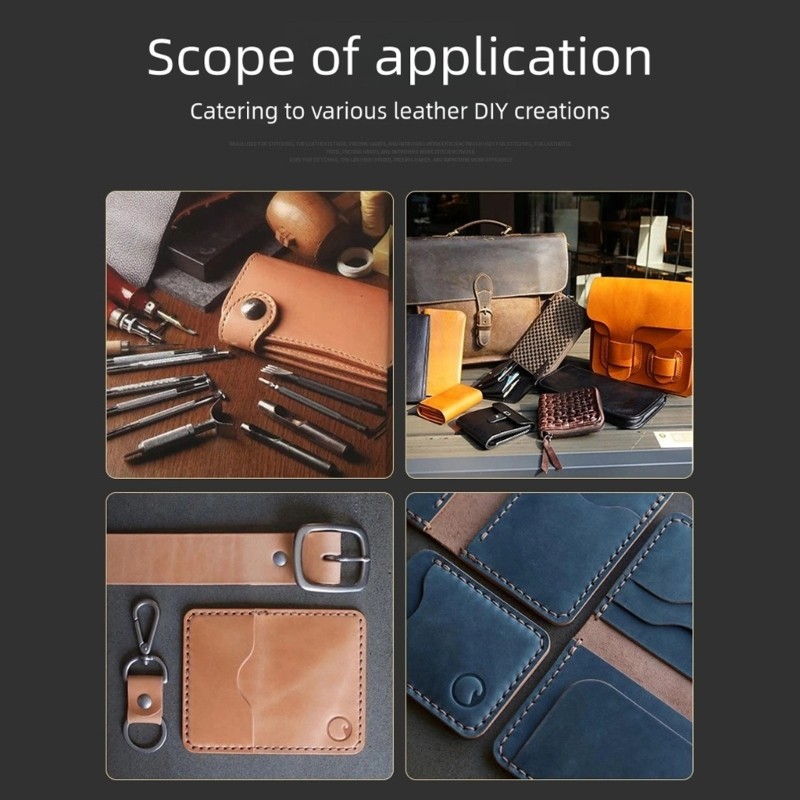 Leatherworking Tool For Efficient Stitching And Handmade Craft Applications