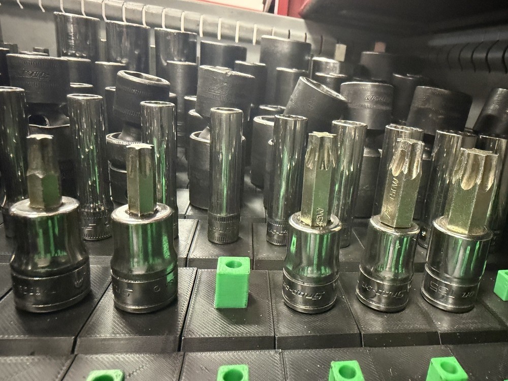 Variety 36 pack Modular Socket Organizer System 1/4, 3/8, 1/2 Inch Drive.