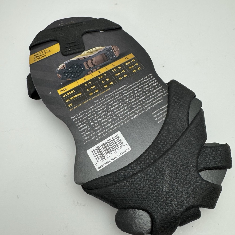 MaxxDry GripOns Winter Traction Cleats Medium