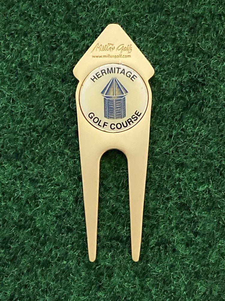 HERMITAGE GOLF COURSE Logo Double Sided Divot Tool