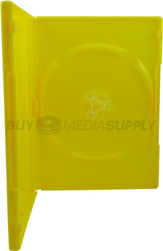 14mm Standard Yellow 1 Disc DVD Case Lot