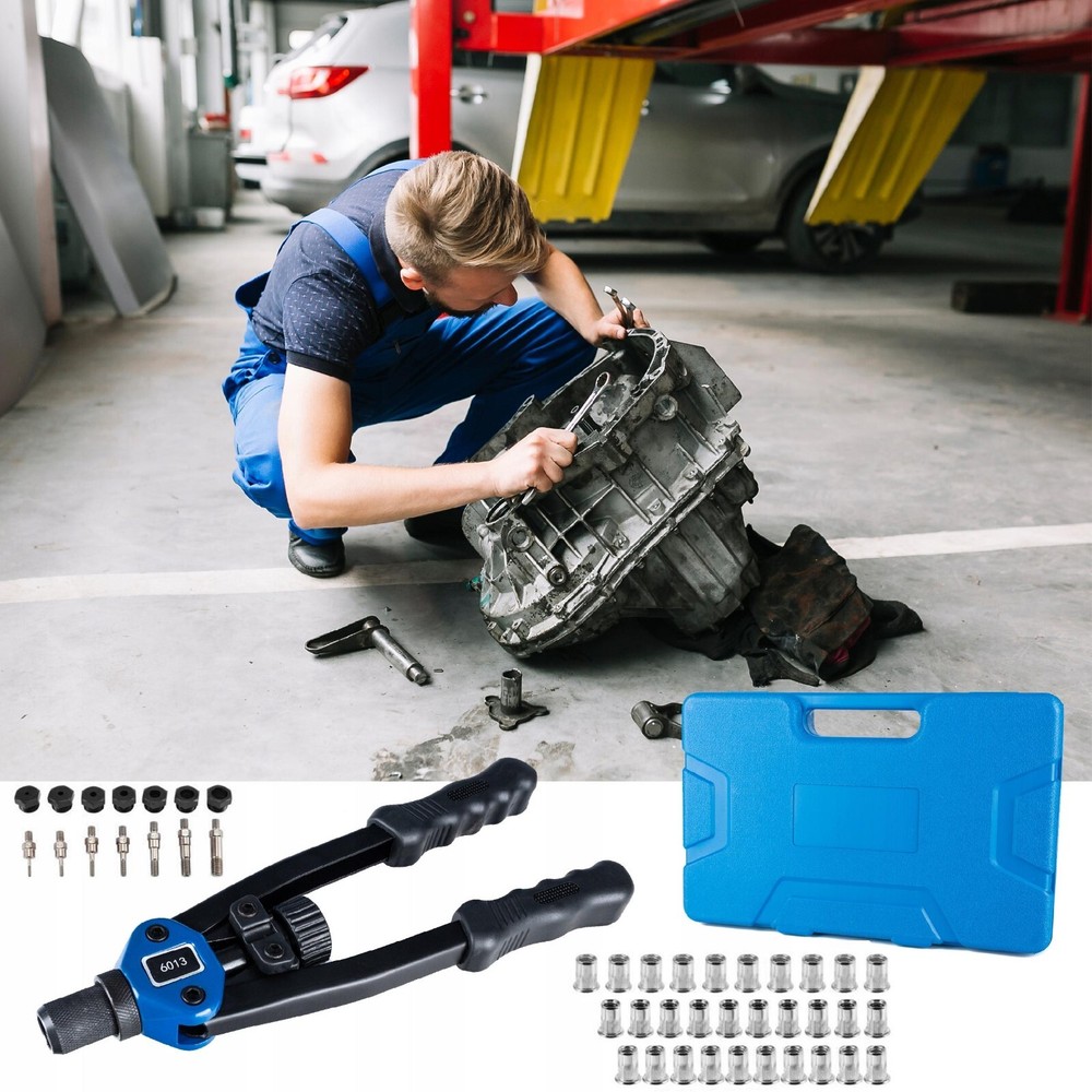 13'' Rivet Gun Rivnut Thread Setting Tool Nut Setter NutSert Metric&SAE 130 Nuts