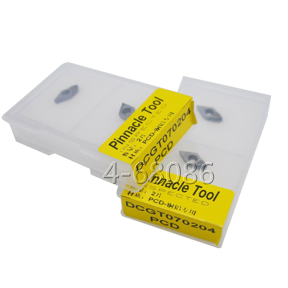 4pc DCGT070204 PCD polycrystalline diamond for Aluminum INSERT carbide INSERT