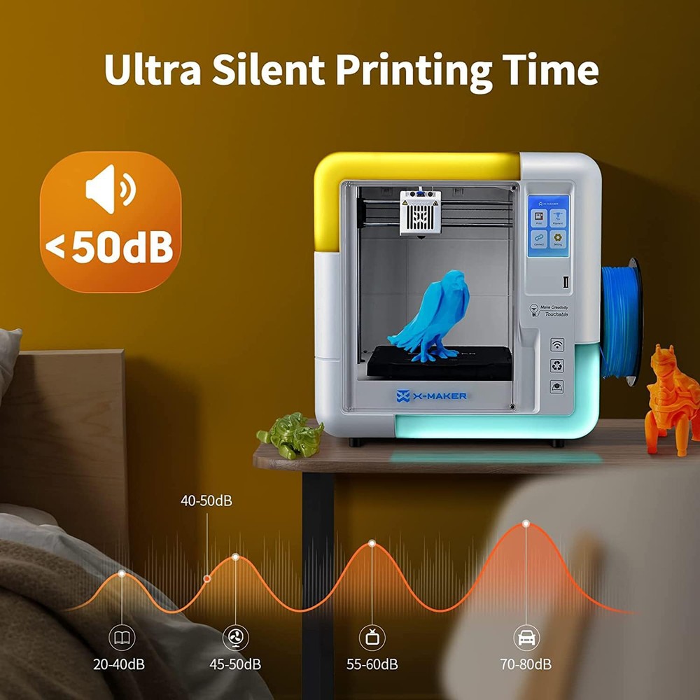 X-MAKER FDM 3D Printer Smart One-Key Printing High-Speed Fully Assembled G2Y2
