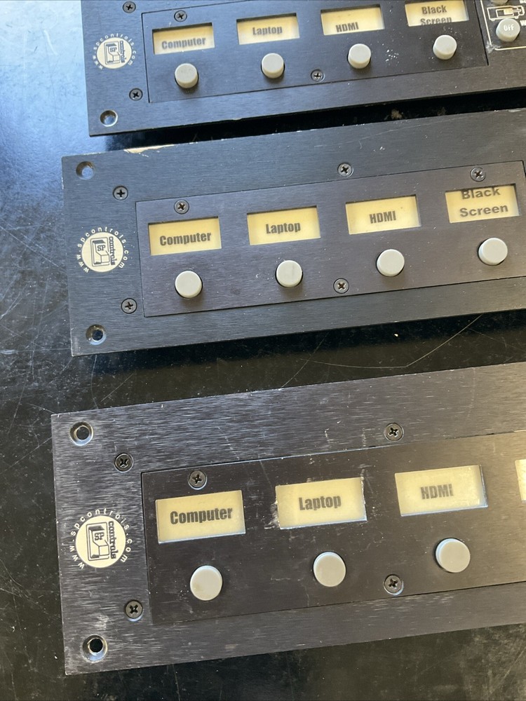 Lot of 4 SP Controls Projector Input Control Panel 501-001SPC SP2 Chassis PCB