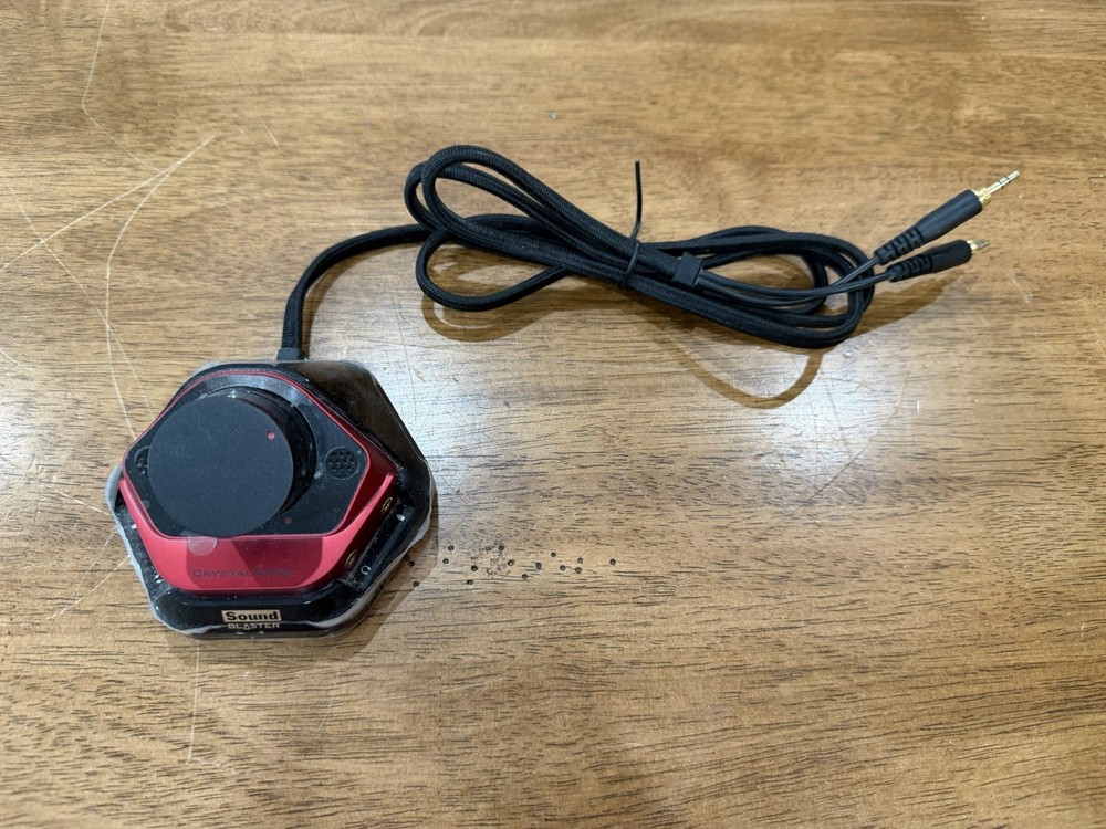 Creative Labs Sound Blaster Audio Control Controller SB1520 Red/Black
