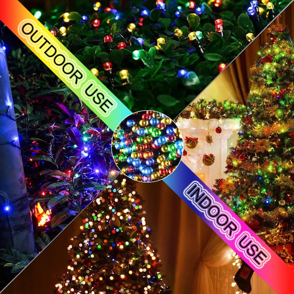 Christmas String Lights - 320 LEDs 35m/115ft Memory Function 8 Modes End-to-E...