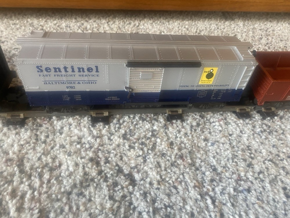 1950’s Vintage Gilbert American Flyer Train Set With Triple Loop Layout