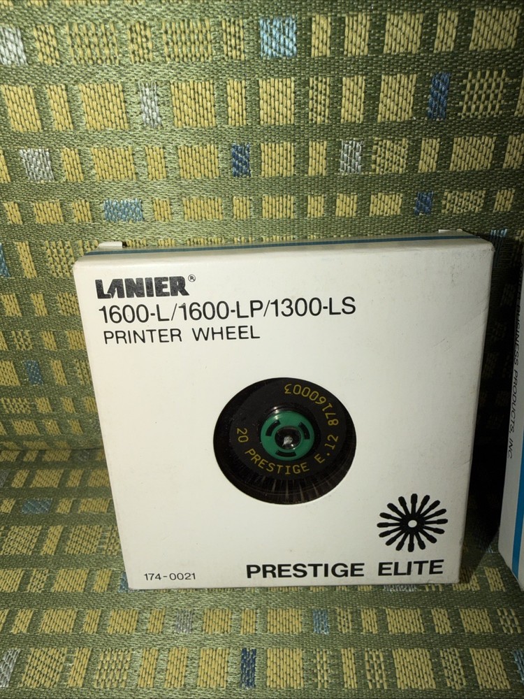 Lanier Printer Wheel 2-Pack: Tile Narrator 10 & Prestige Elite