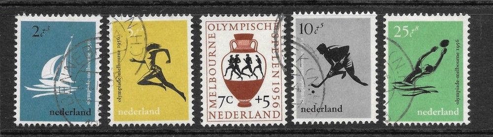 Netherlands 1956 - Olympic Games Melbourne - Used