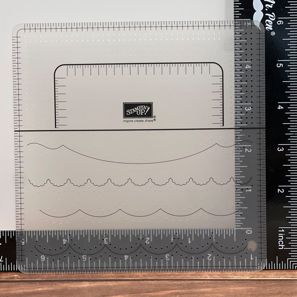 Stampin Up! Stencils 5-Piece Set With Case