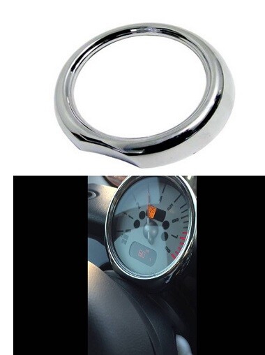 MINI COOPER TACHOMETER COVER TRIM RING 2001-2006 (CHROME)