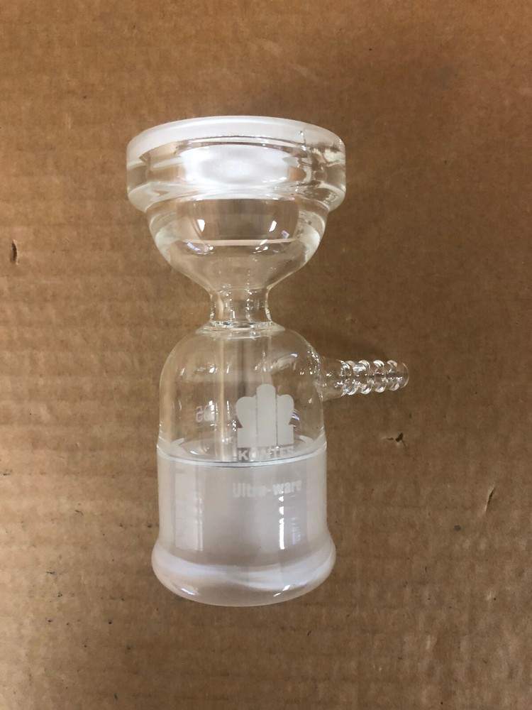 Kontes Ultra-Ware 40/35 47mm Glass Fritted Support Base Microfiltration Chipped