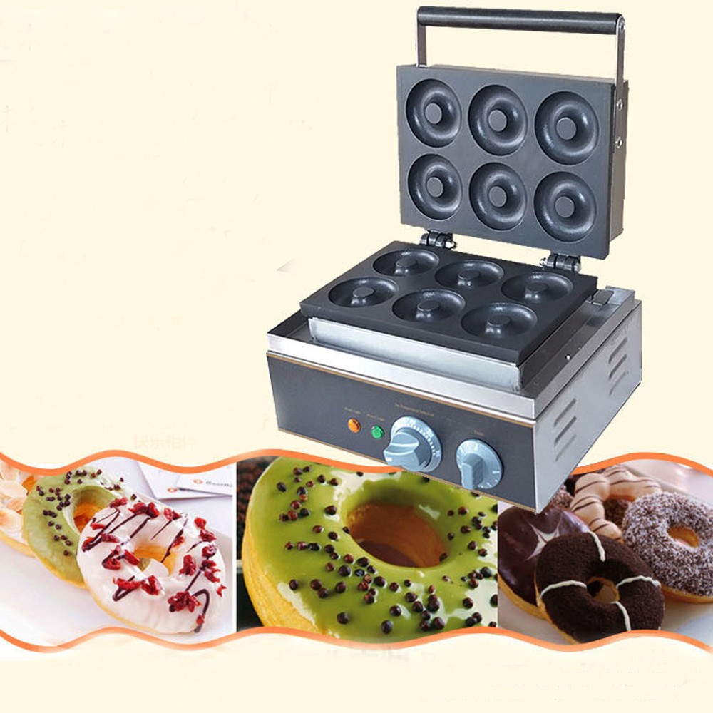 Stainless Steel Doughnut Making Machine Electric Donut Maker Baking 110V
