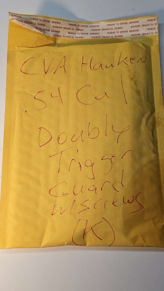 CVA Hawken Sidelock Muzzleloader Rifle Brass Double Trigger Guard With Screws(K)