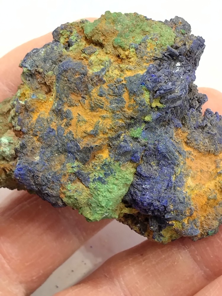 C32...Azurite/Malachite...Morocco