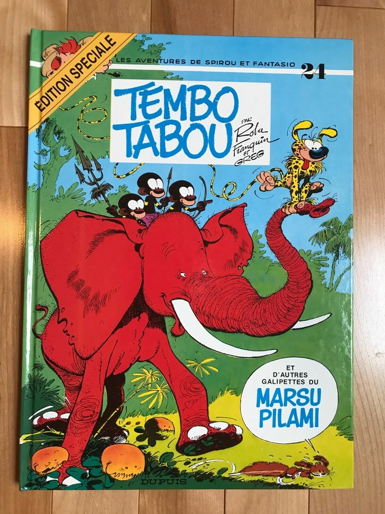 Spirou Tembo Tabou ré-édition 1998