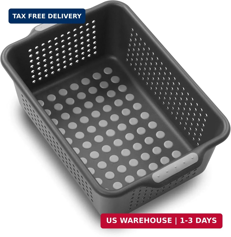 madesmart Medium Storage Basket, Granite