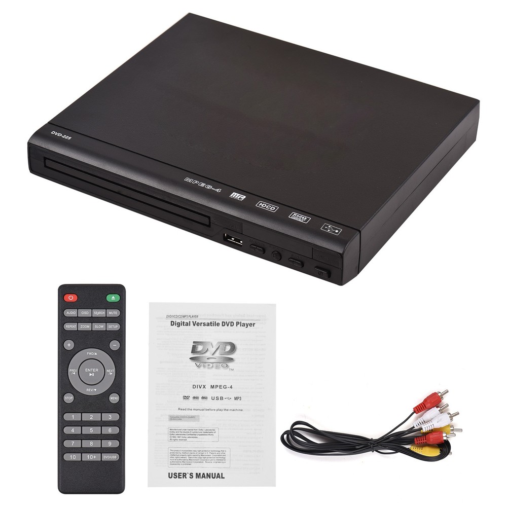 Portable DVD Player Supports DVD SVCD VCD CD MP3 with Remote Control