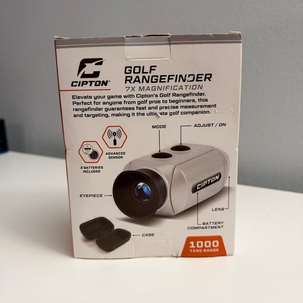 Cipton Golf Rangefinder 1000-Yard Precision | 7x Magnification + Case