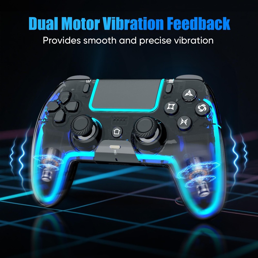 Wireless Controller for PS5, Pro/Slim/MAC/Steam Deck/PC, Hall Effect Joystick...