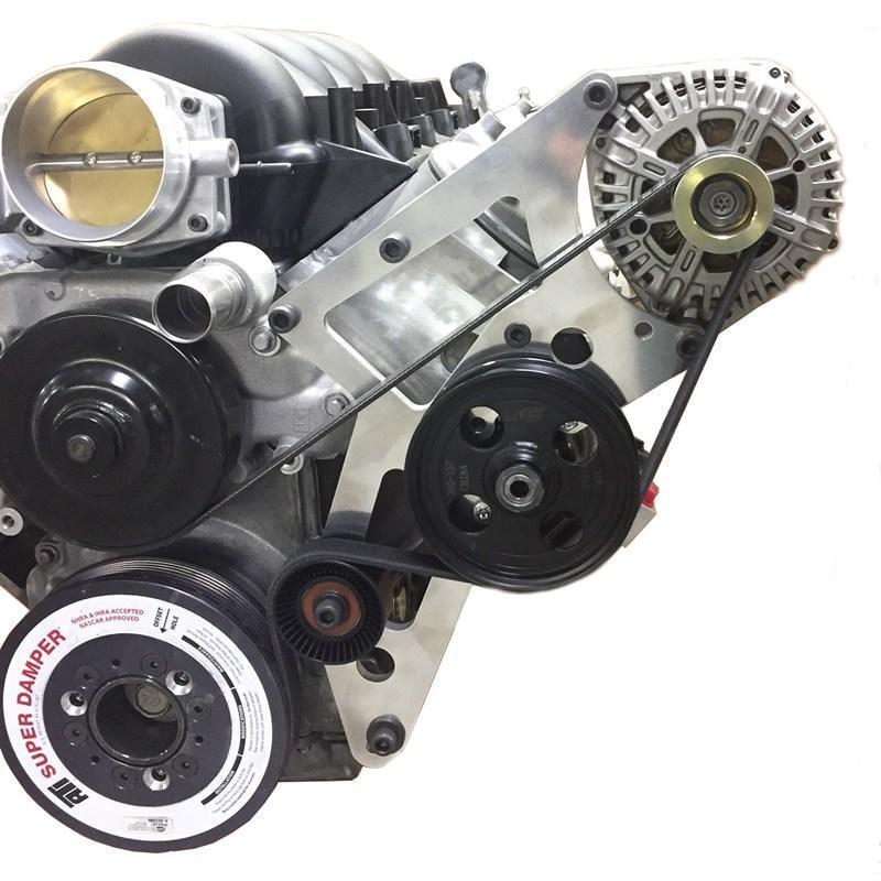 Serpentine Bracket Alternator Power Steering Pump Swap Conversion for LS Engines