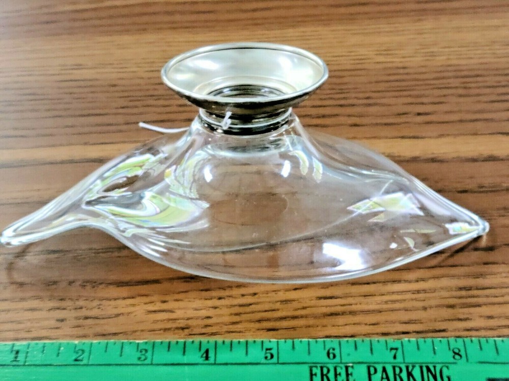 Mid-Century Crown Silver Divided Candy/Nut Dish
