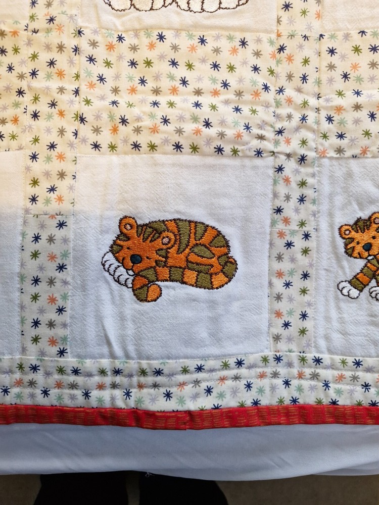 Embroidered blanket with unique design. A real one off purchase.
