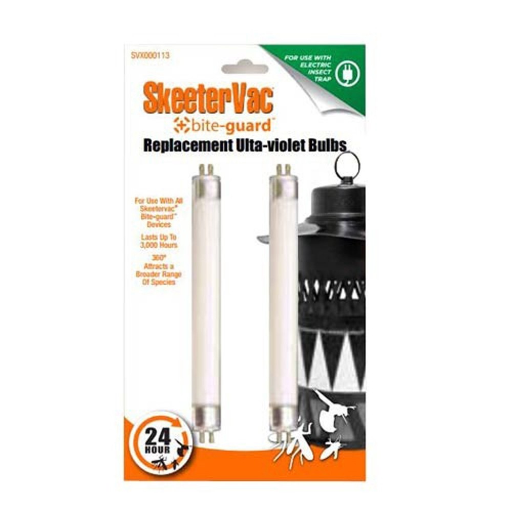 2-Pack SkeeterVac Bite-Guard Replacement Ultra-Violet Bulbs - NEW