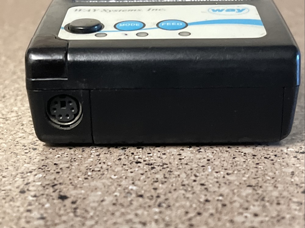 WAY SYSTEMS MOBILE PORTABLE THERMAL Printer Receipt Desktop (see descript)