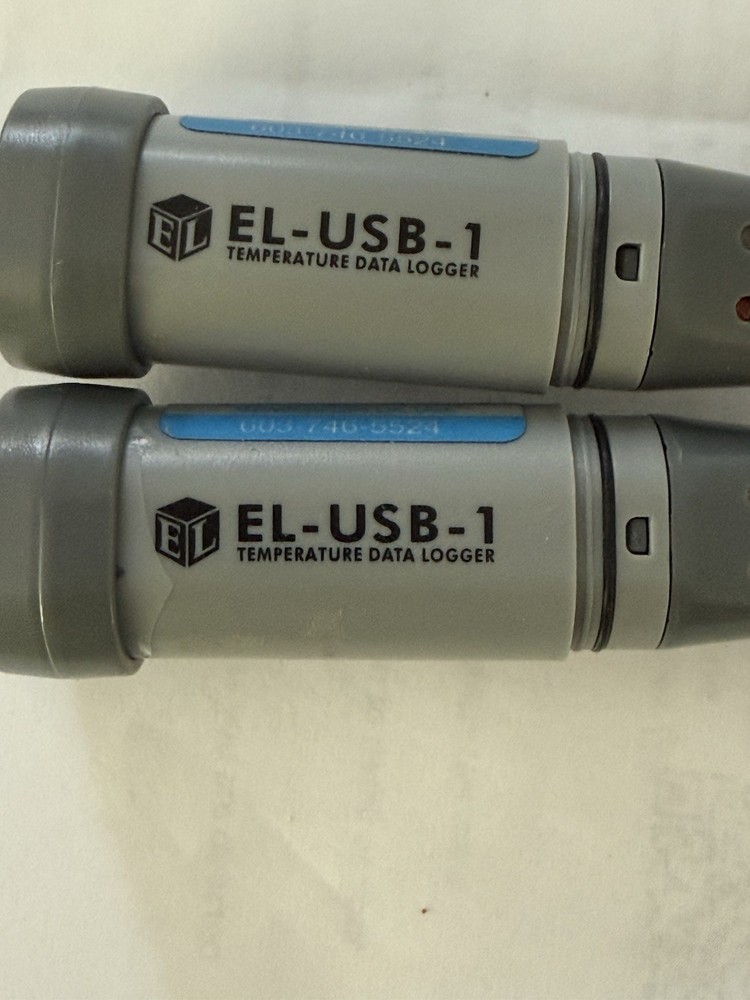 2 Lascar EL-USB-1 Temperature Data Logger with USB GUC