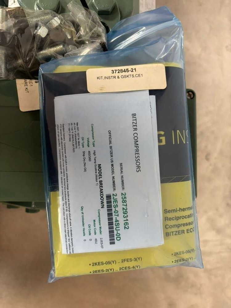 Bitzer compressor 2JES-07- 4SU Open Box