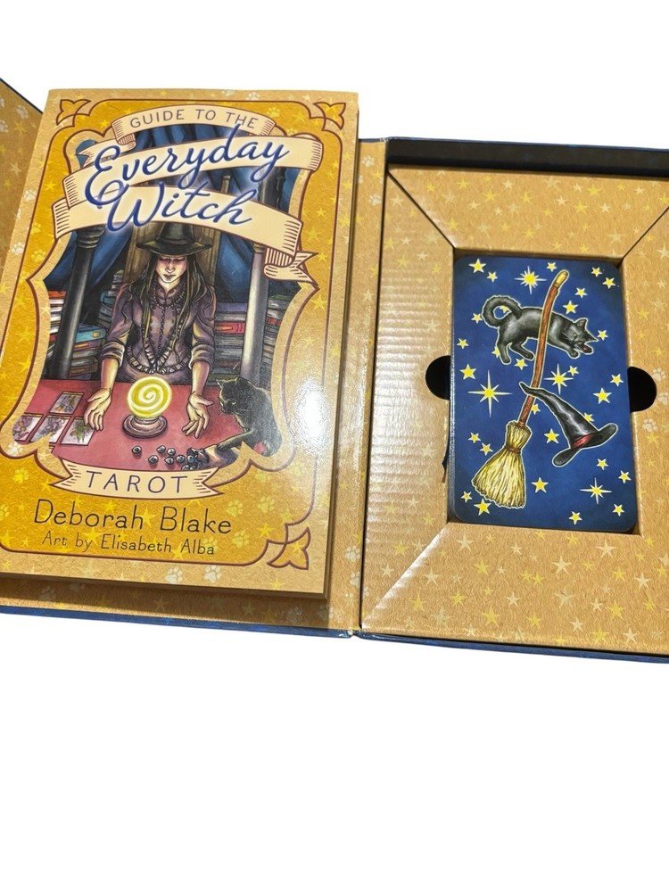 Everyday Witch Tarot Deck & Guidebook Set Deborah Blake 78 Cards & 264 Page Book