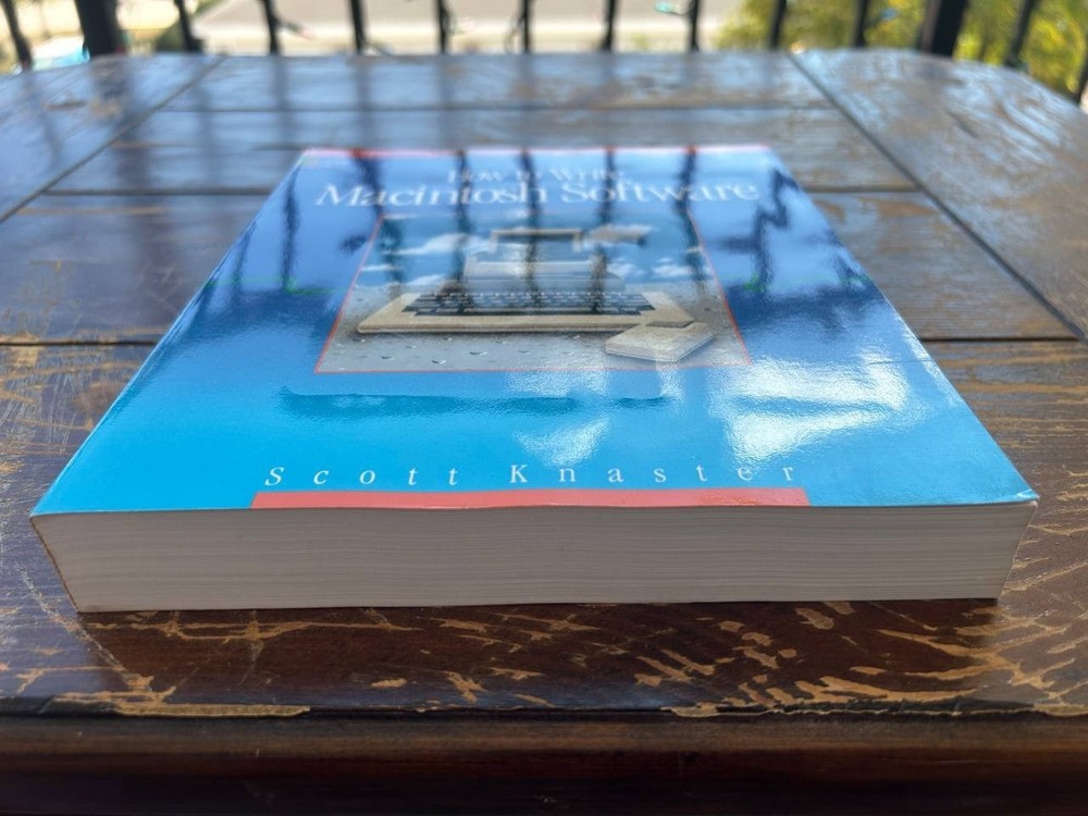 How to Write Macintosh Software 1986 Knaster Apple Press PB
