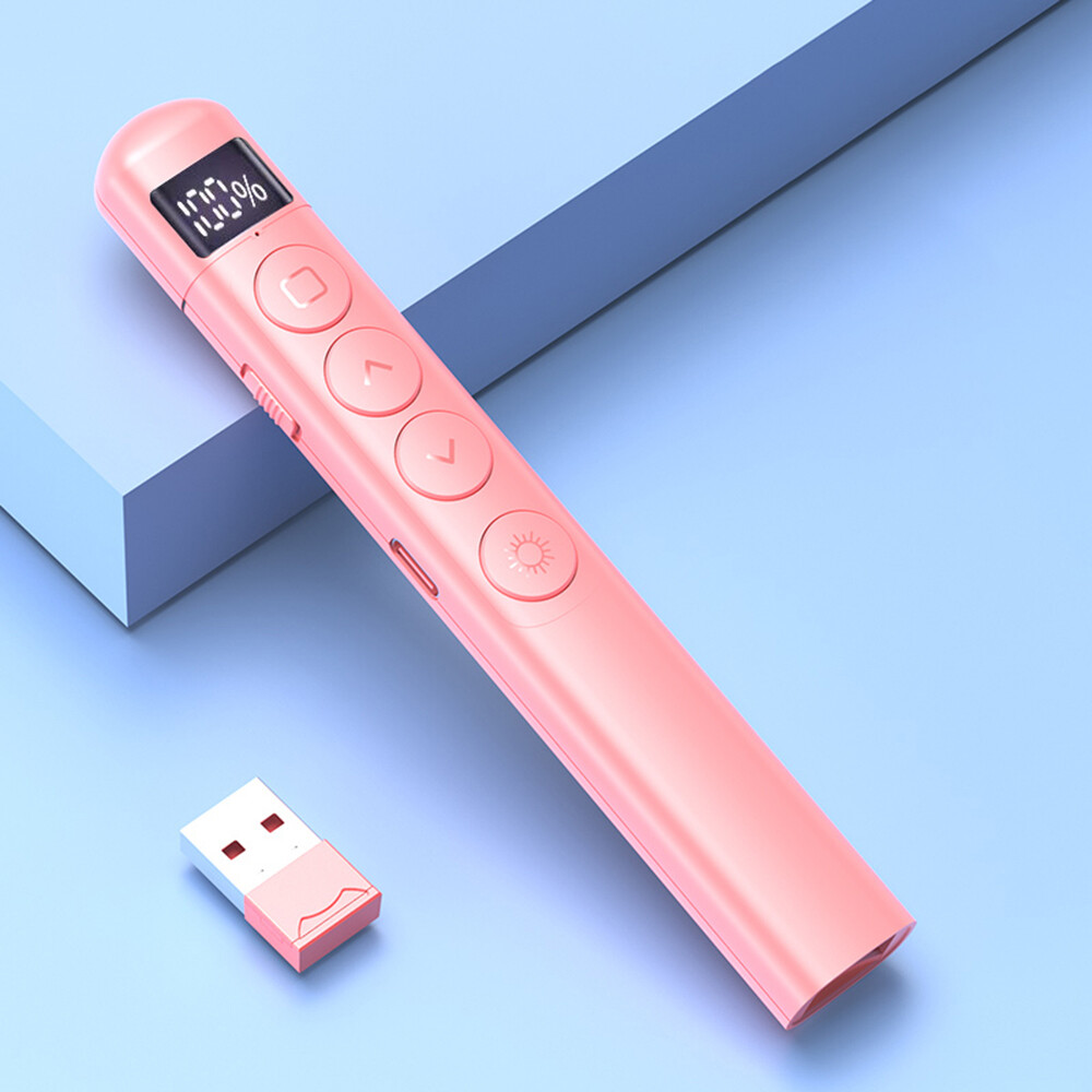 Laser Presentation Pointer 2.4G Wireless Demonstration Remote Control Pen Y4C3